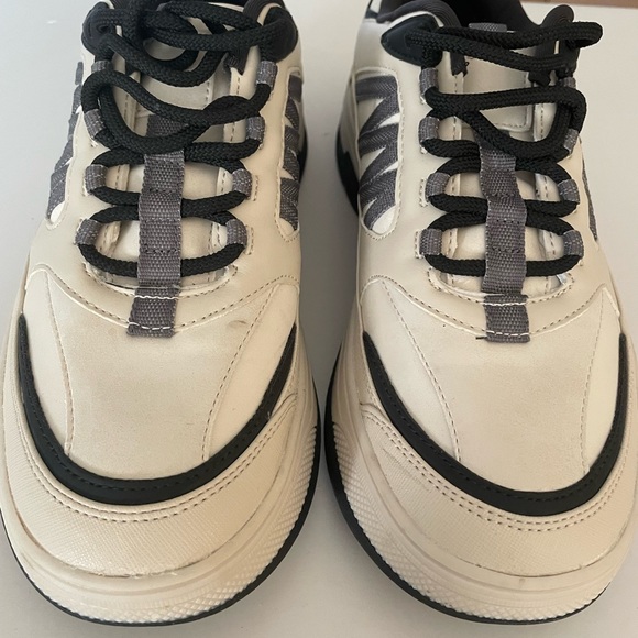 ZARA multi piece thick soled sneaker vegan leather - Picture 7 of 10